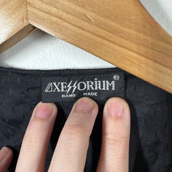 XESSORIUM Vest Size M/L Rainbow Aztec Cotton Hand Made Button Up Festival Boho - Picture 8 of 8